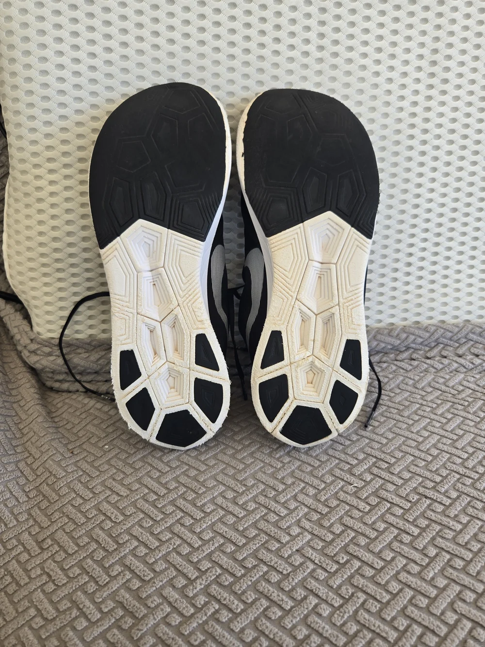 Nike Men’s Black Running Shoes with White Swoosh